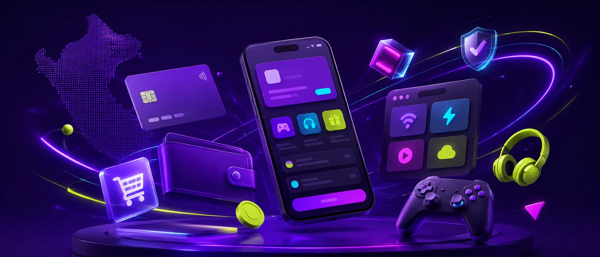 Recargas de gaming, plataformas de apuestas y loterías en Megapunto